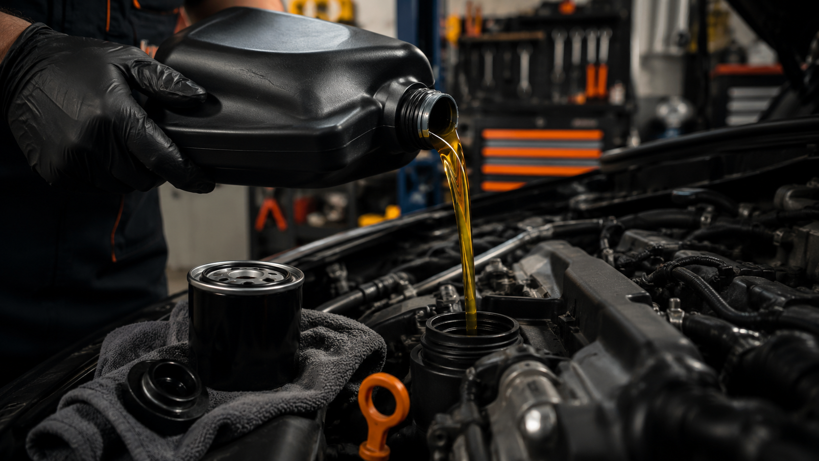 Oil change service